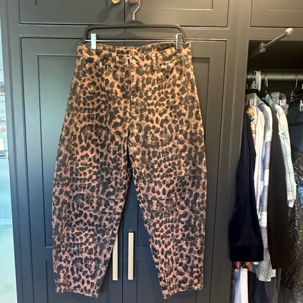 Leopard Print Jeans